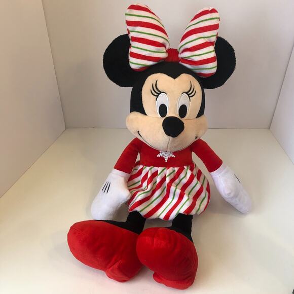 Minnie‎ Mouse Plush Toy Disney Holiday Mickey Mouse Christmas 22” - Picture 1 of 10